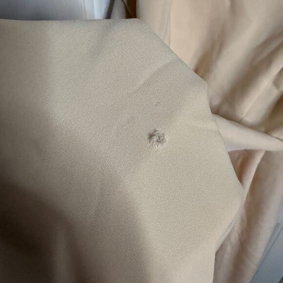 Shona Joy Core Draped Dress Nude Size 4 Strapless Tulip Hem Revolve Bridesmaid - Picture 8 of 8